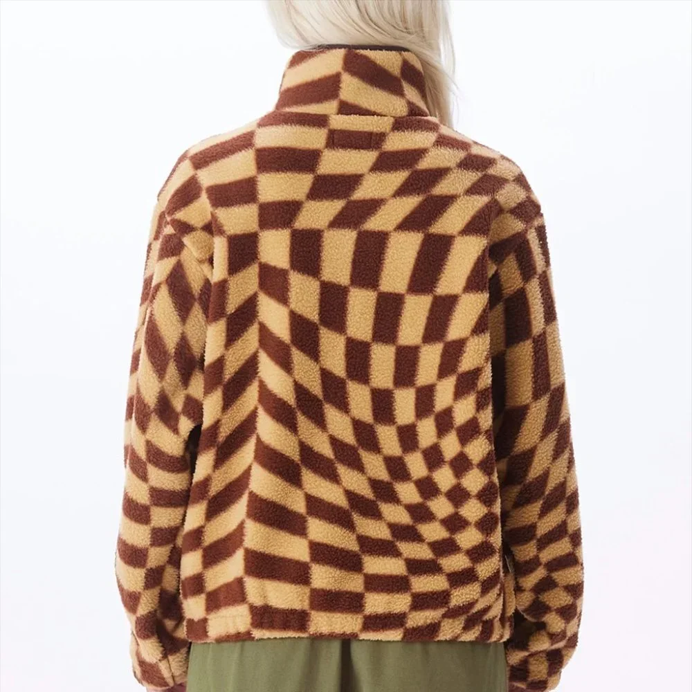 NEW OBEY wavy pop over jacket size S - Picture 2 of 4